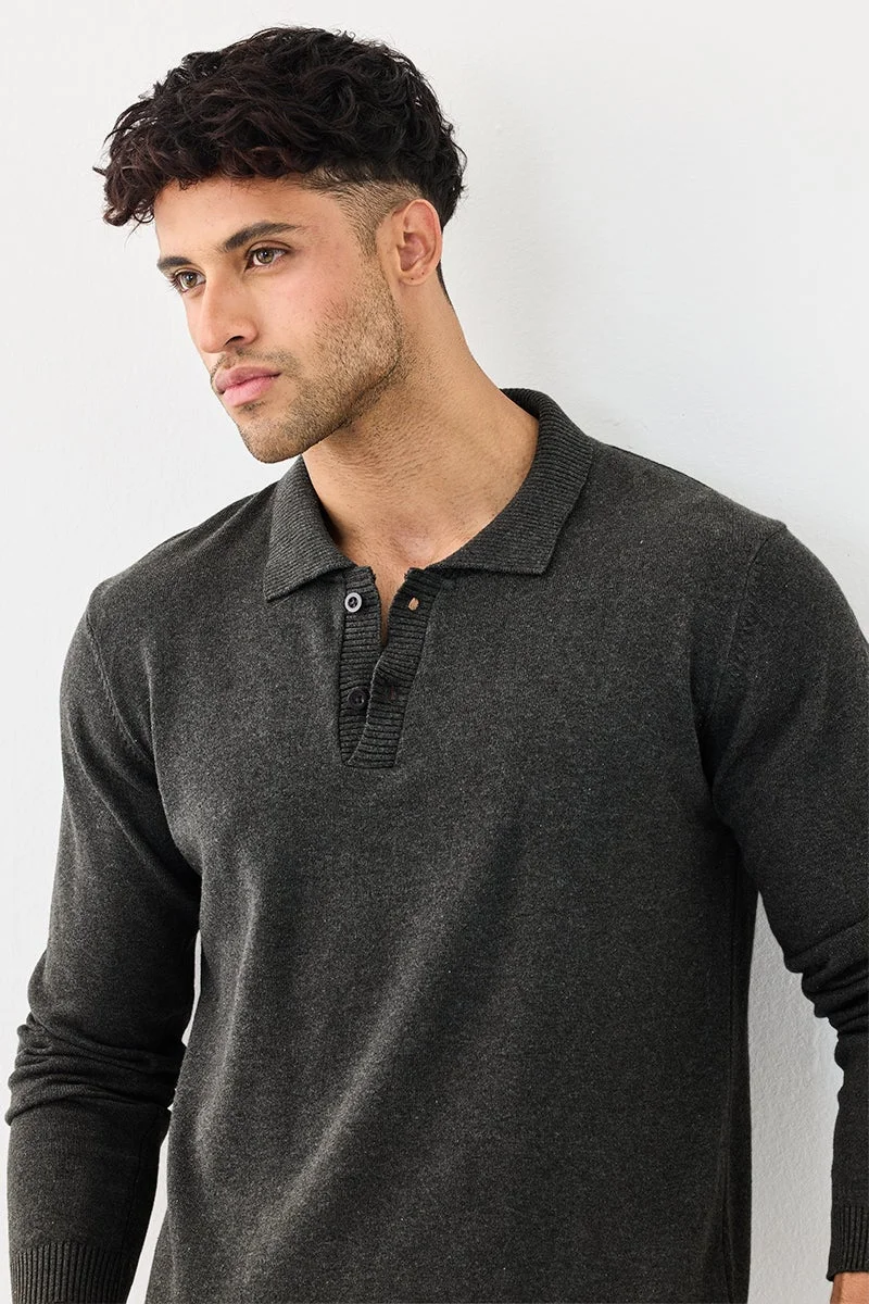 سنيتش تيشيرت بولو ميلانج فلات نيت كور لاب